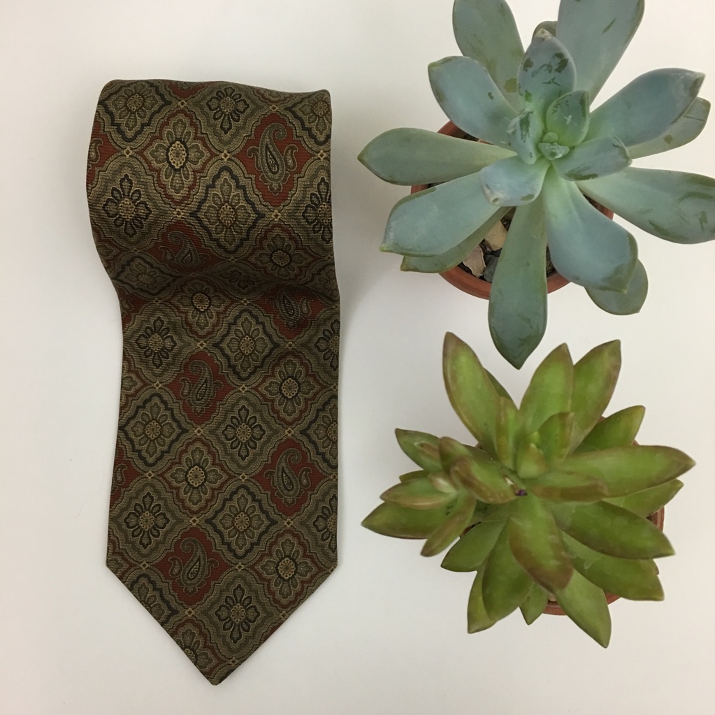 Pierre Balmain Paisley Italian Silk Tie